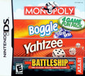 4 Game Fun Pack [Monopoly Boggle Yahtzee Battleship] (Complete) (used)