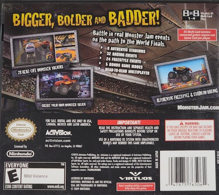 Monster Jam: Path of Destruction (Complete) (used)