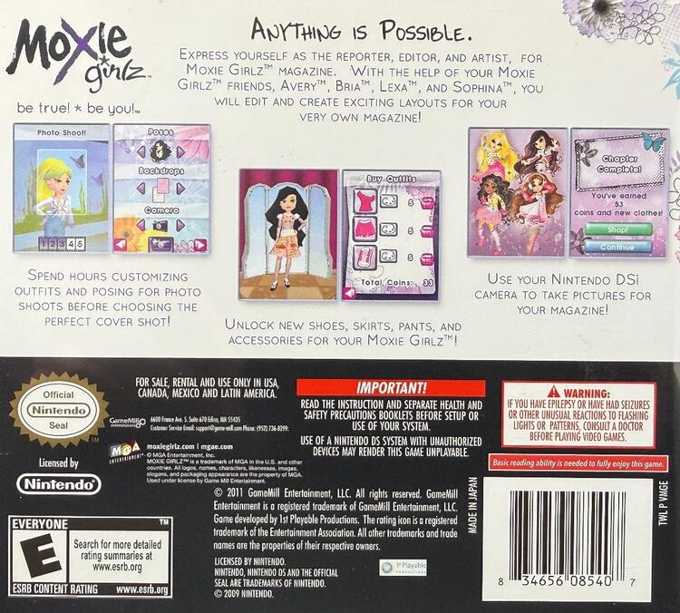 Moxie Girlz (Complete) (used)