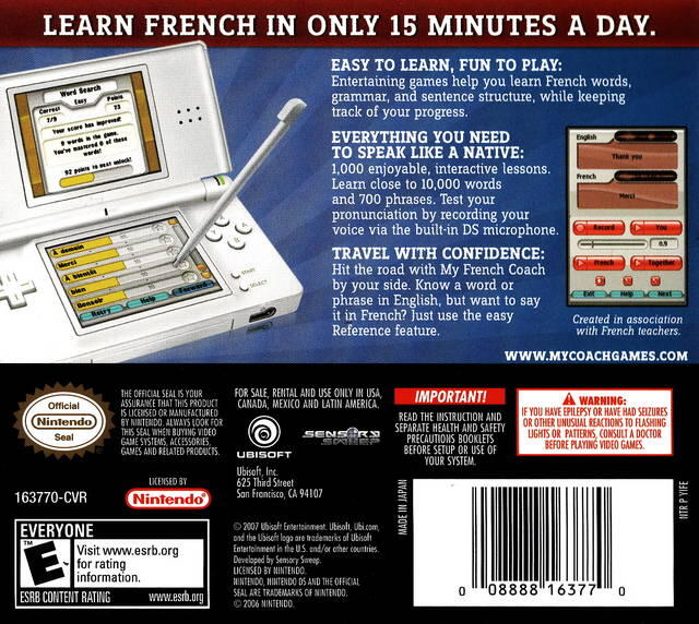 My French Coach (Complete) (used)