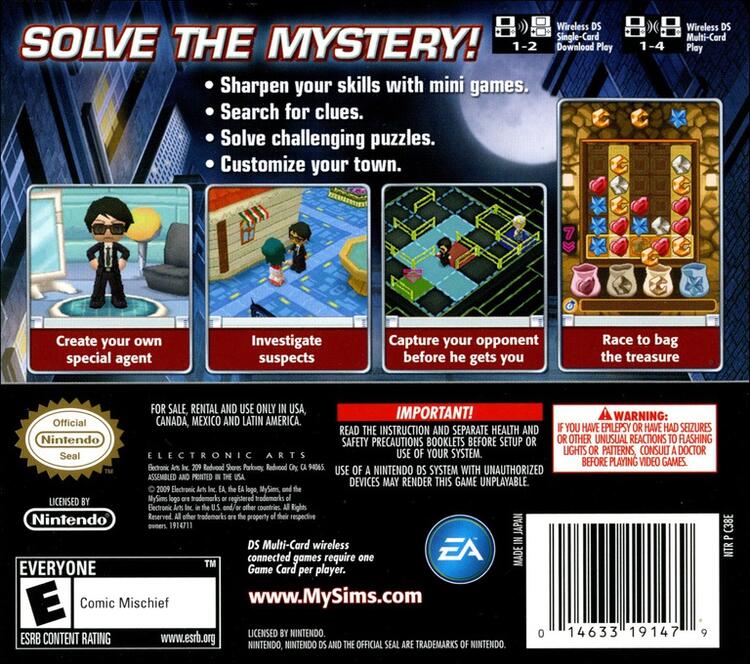 MySims Agents (Complete) (used)