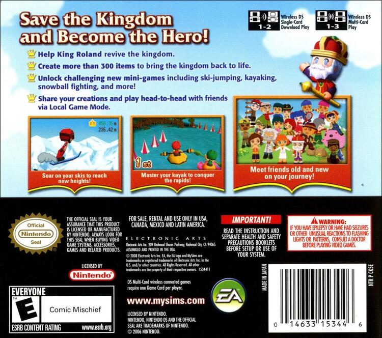 MySims Kingdom (Complete) (used)