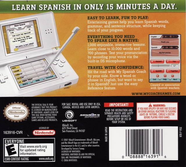 My Spanish Coach (Complete) (used)