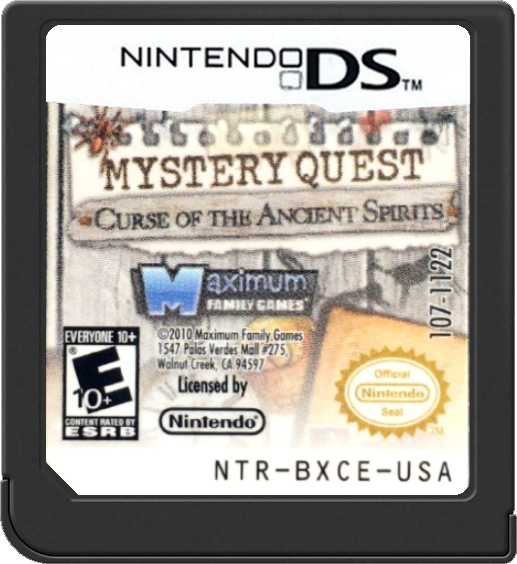 Mystery Quest: Curse of the Ancient Spirits (Complete) (used)
