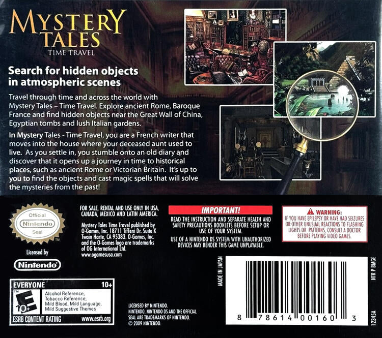 Mystery Tales: Time Travel (Complete) (used)