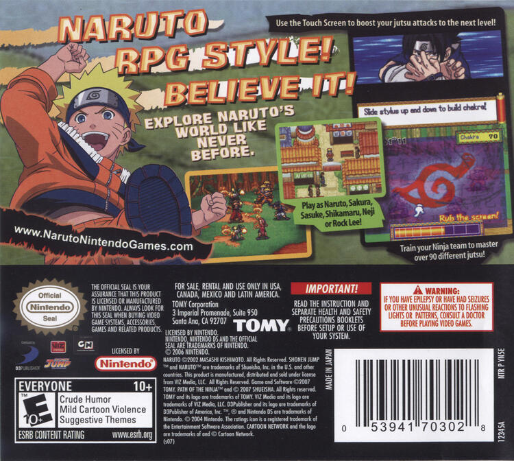 Naruto Path of The Ninja (Complete) (used)