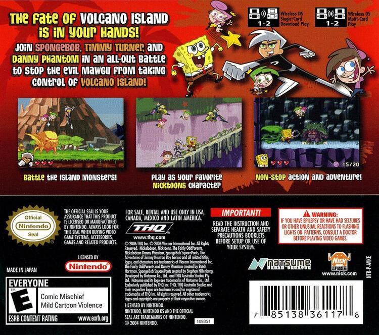 Nicktoons Battle for Volcano Island (Complete) (used)