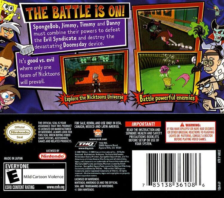 Nicktoons Unite (Complete) (used)
