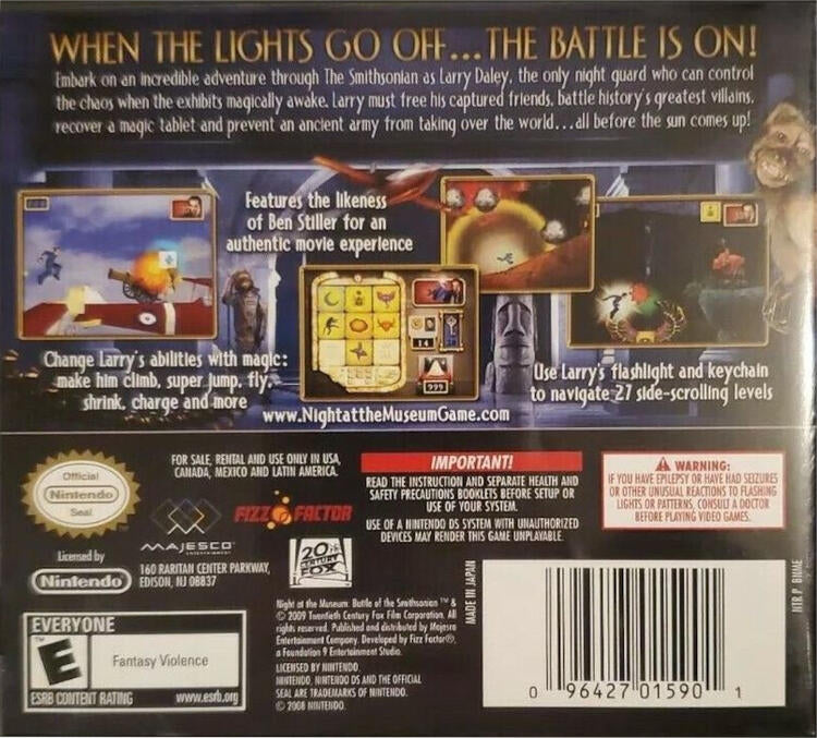 Night at the Museum Battle of the Smithsonian (Complete) (used)