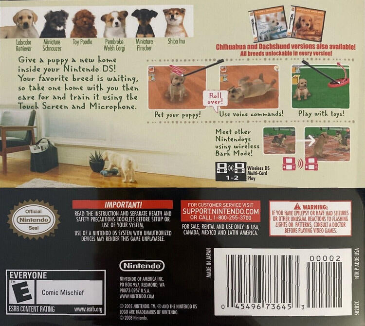 Nintendogs Lab and Friends (Complete) (used)