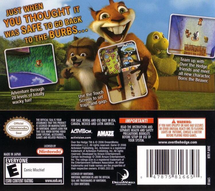 Over the Hedge Hammy Goes Nuts (Complete) (used)