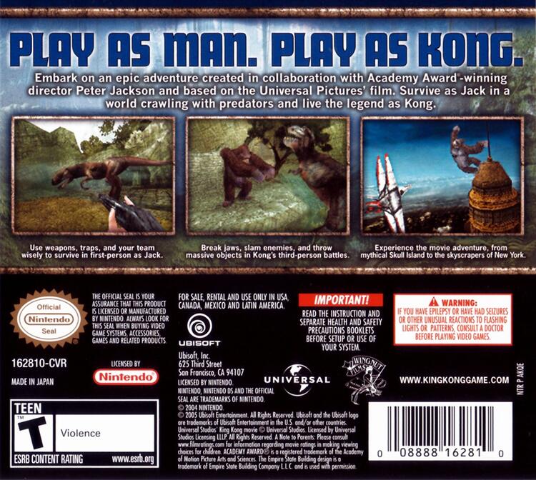 King Kong [Peter Jackson] (Complete) (used)