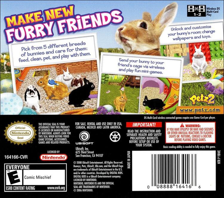 Petz Bunnyz (Complete) (used)