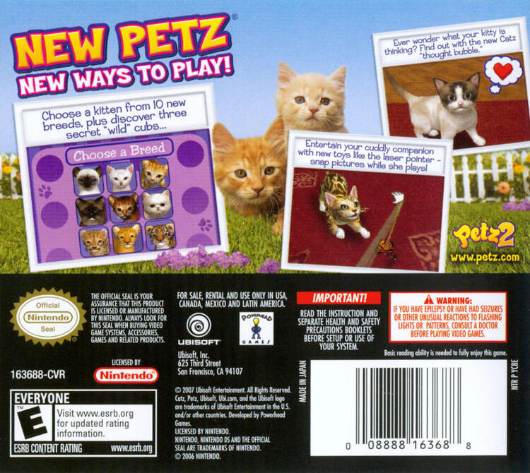 Petz Catz 2 (Complete) (used)