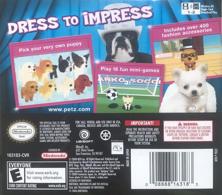 Petz Dogz Fashion (Complete) (used)