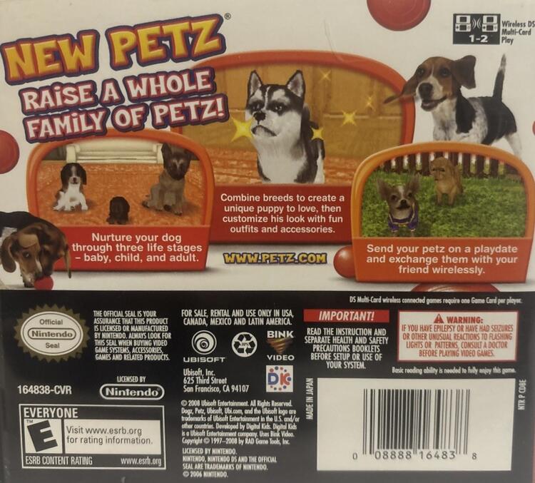 Petz Dogz Pack (Complete) (used)