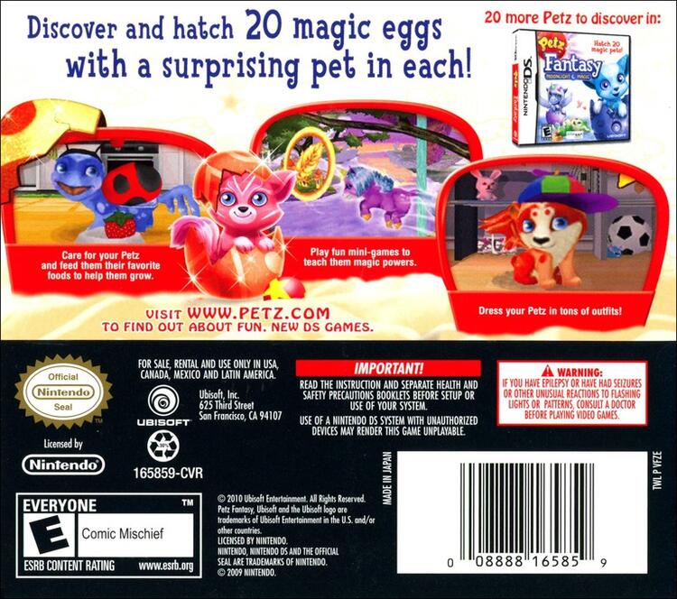 Petz Fantasy Sunshine Magic (Complete) (used)