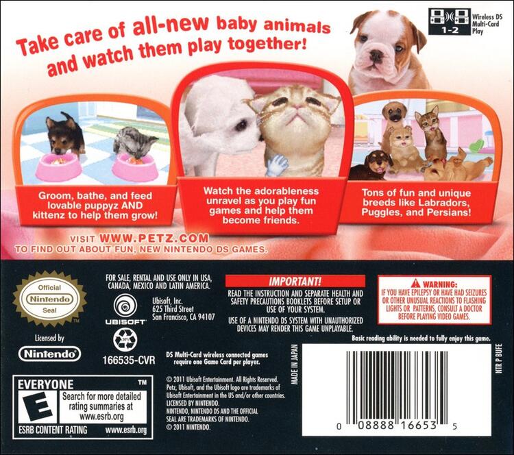 Petz Puppyz & Kittenz (Complete) (used)