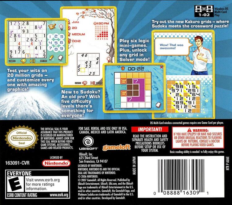 Platinum Sudoku (Complete) (used)
