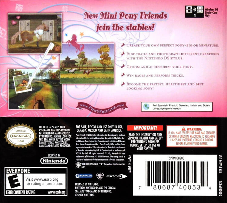 Pony Friends Mini-Breeds Edition (Complete) (used)