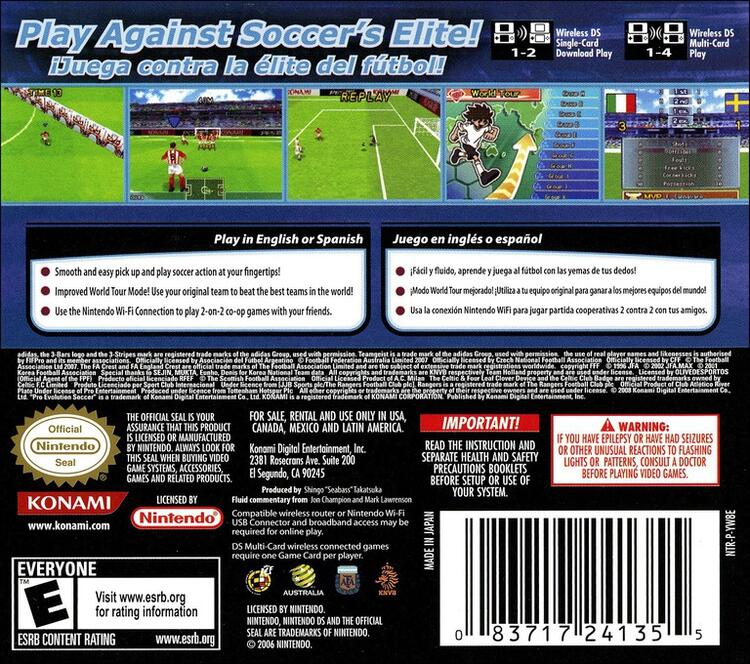 Pro Evolution Soccer 2008 (Complete) (used)