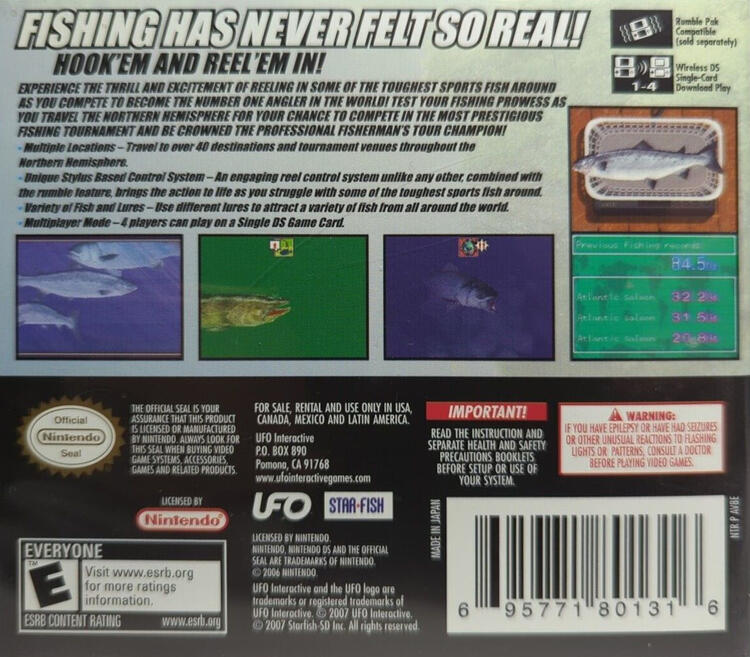 Professional Fisherman's Tour (Complete) (used)