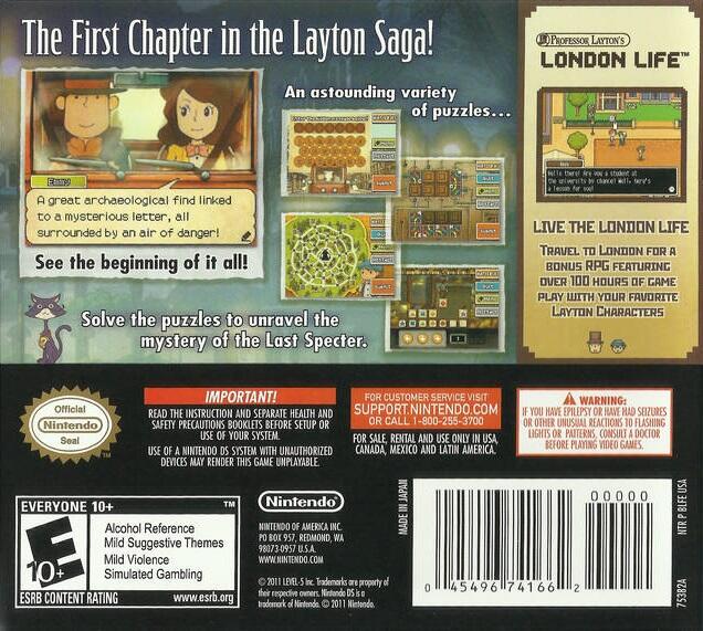Professor Layton and the Last Specter (Complete) (used)