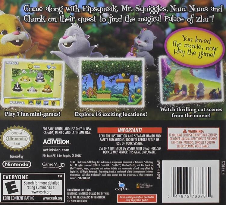 Zhu Zhu Pets Quest for Zhu (Complete) (used)