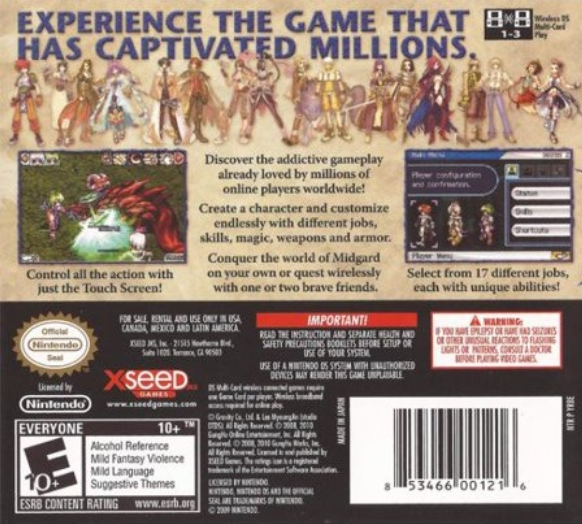 Ragnarok Online DS (Complete) (used)
