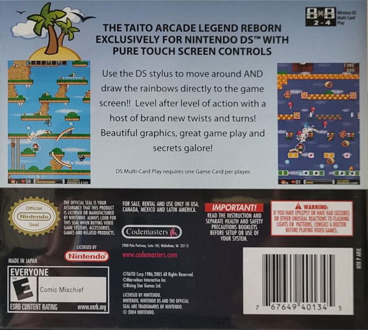 Rainbow Islands Revolution (Complete) (used)