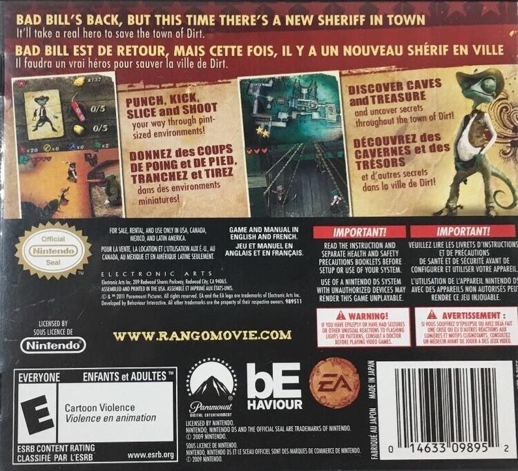 Rango: The Video Game (Complete) (used)