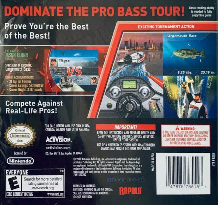 Rapala Pro Bass Fishing 2010 (Complete) (used)