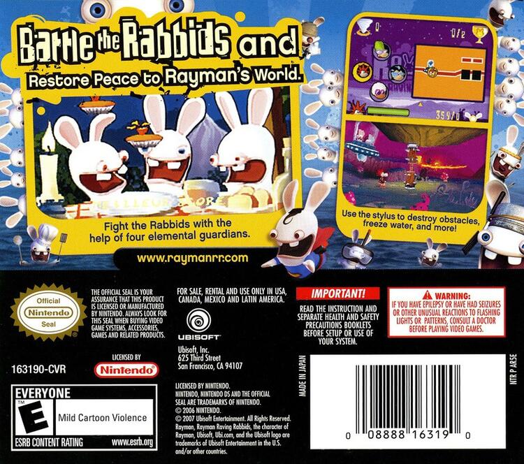 Rayman Raving Rabbids (Complete) (used)