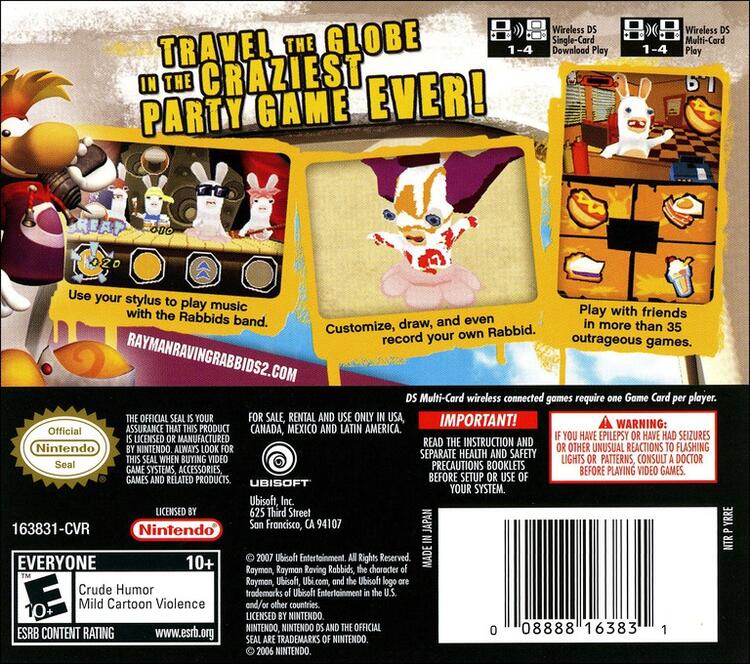 Rayman Raving Rabbids 2 (Complete) (used)