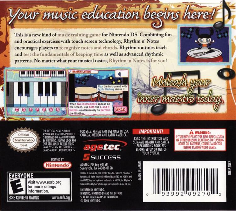 Rhythm N Notes (Complete) (used)