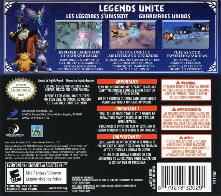 Rise Of The Guardians (Complete) (used)