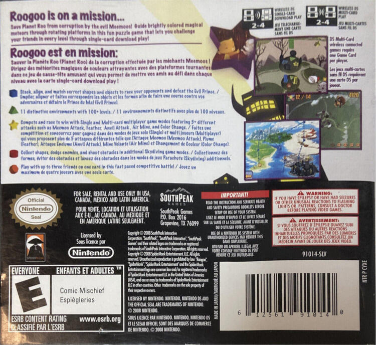 Roogoo Attack (Complete) (used)