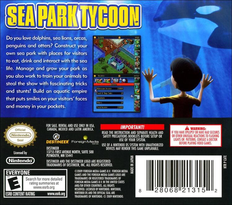 Sea Park Tycoon (Complete) (used)
