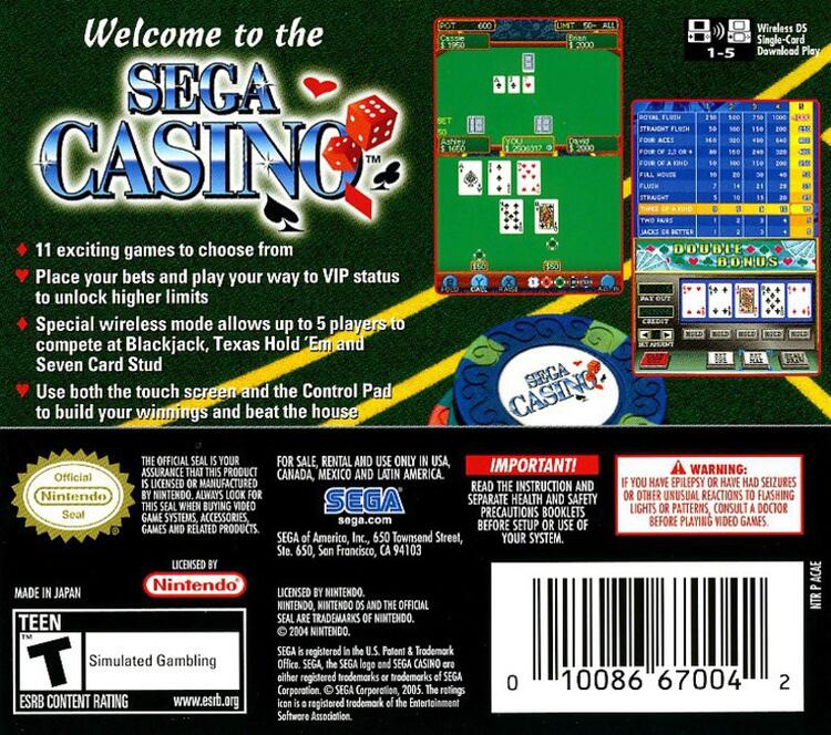 Sega Casino (Complete) (used)