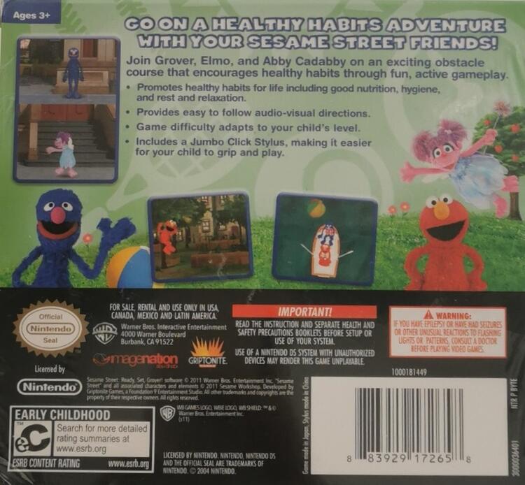 Sesame Street: Ready, Set, Grover! (Complete) (used)