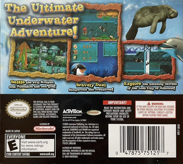 Shamu's Deep Sea Adventures (Complete) (used)