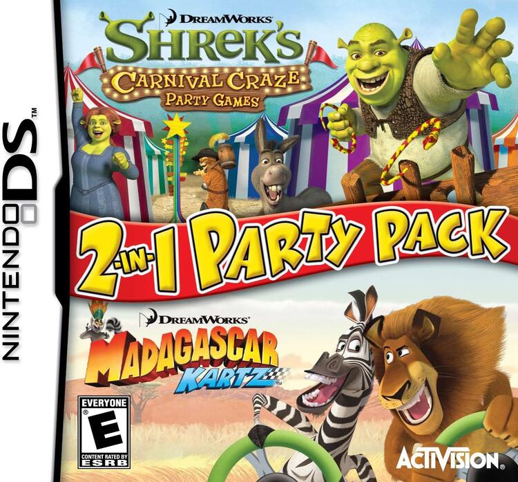 Shrek's Carnival Craze & Madagascar Kartz (Complete) (used)