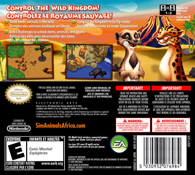 SimAnimals Africa (Complete) (used)