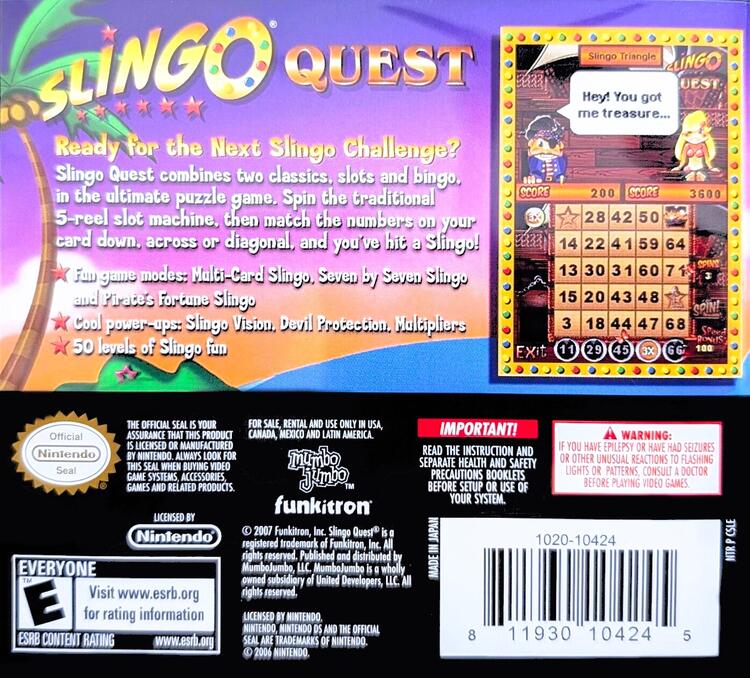 Slingo Quest (Complete) (used)