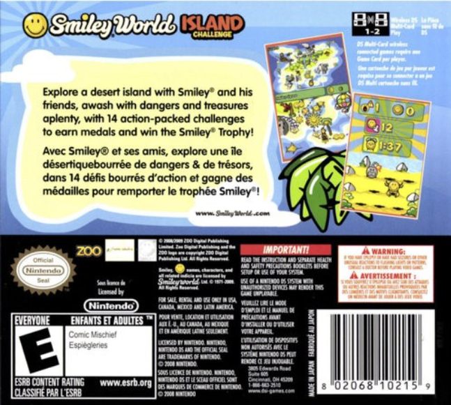 Smiley World: Island Challenge (Complete) (used)