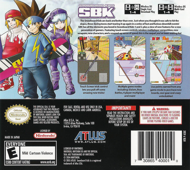 SBK Snowboard Kids (Complete) (used)