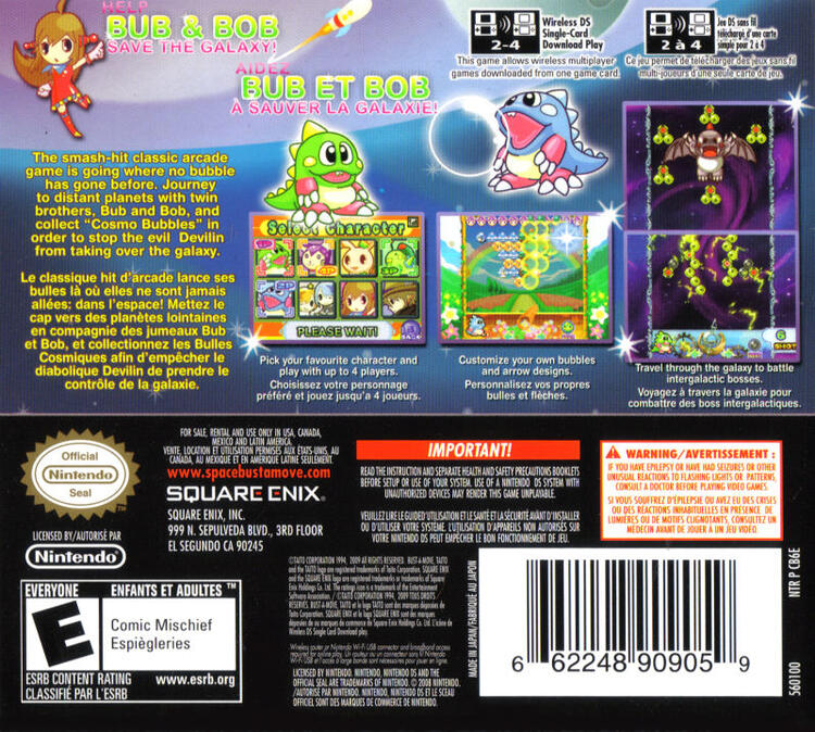 Space Bust-A-Move (Complete) (used)