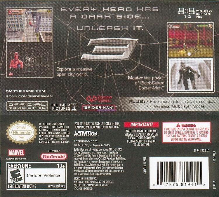 Spider-Man 3 (Complete) (used)