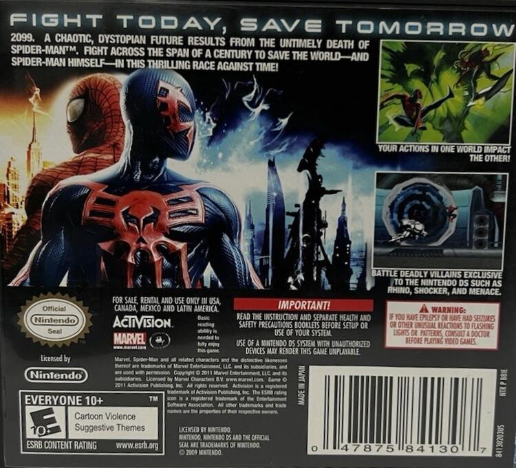 Spider-Man Edge of Time (Complete) (used)