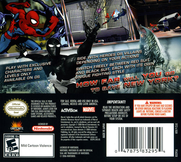 Spider-Man Web of Shadows (Complete) (used)